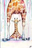 Marc Allante Gorgeous Giraffes 68cm x 98cm