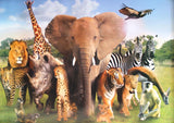 Safari Animals 98cm x 68cm