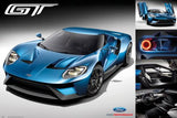 Ford GT 98cm x 68cm