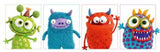 Little Monsters 98cm x 37cm
