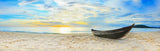 Boat on Beach Sand 98cm x 37cm