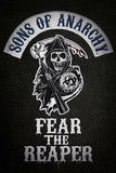 Sons of Anarchy Fear The Reaper 68cm x 98cm