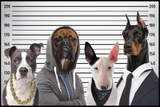 Most Wanted Dogs 98cm x 68cm
