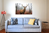 Deer in Forest 147.5cm x 107.5cm OR 98cm x 68cm