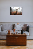 Deer in Forest 147.5cm x 107.5cm OR 98cm x 68cm
