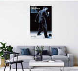 Elvis Blue Suede Shoes 68cm x 98cm