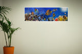 Fishes under the sea 98cm x 37cm