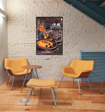 Guitars and Whiskey 68cm x 98cm