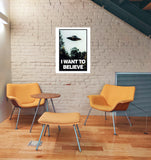 I Want to Believe 68cm x 98cm