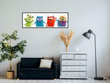 Little Monsters 98cm x 37cm