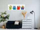 Little Monsters 98cm x 37cm