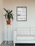 Live Your Life 68cm x 98cm