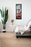 London Red Bus 139 60cm x 165cm