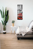 London Red Bus 139 60cm x 165cm