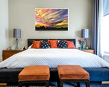 Pastel Clouds Sunset Spectrum 98cm x 68cm