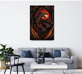 Red Dragon 68cm x 98cm