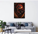 Red Dragon 68cm x 98cm
