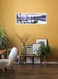 Wooden Jetty and Mountains 165cm x 60cm